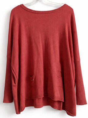 🌸 Mersea Catalina Travel Sweater - OS - Lagenlook Crewneck - EUC